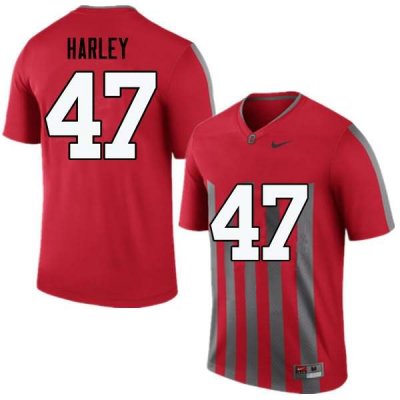 NCAA Ohio State Buckeyes Men's #47 Chic Harley Throwback Nike Football College Jersey LLI6345FC